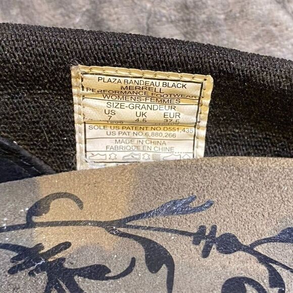 Merrell Black Leather Mary Janes Women's Size 7 - Picture 10 of 10